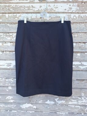 Mango Black Pencil Skirt